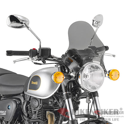 Universal Smoked Windscreen For Benelli Imperiale/Re Hunter 350 - Givi Wind Shield