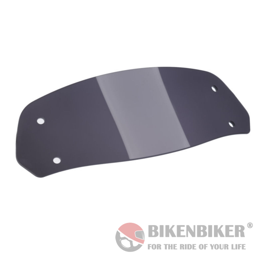 Visors Spares For All Motorcycles-Puig 100*277Mm / Dark Smoke Clip On Regulable Visor