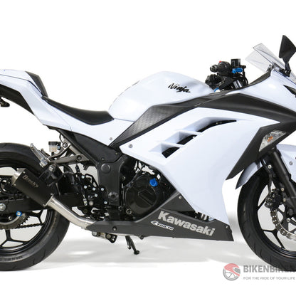 Vz9 Veloce Full System With Electro - Black Muffler Ninja 300 (13 - 17) - Brock’s Performance