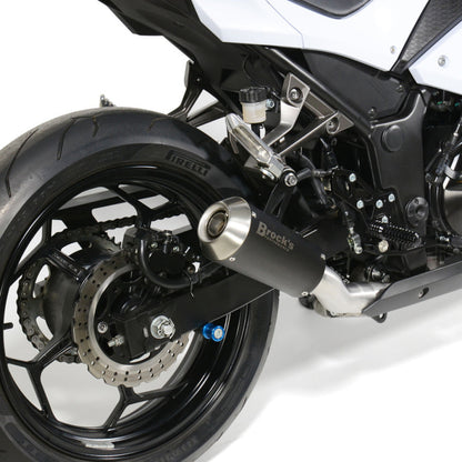 Vz9 Veloce Full System With Electro - Black Muffler Ninja 300 (13 - 17) - Brock’s Performance