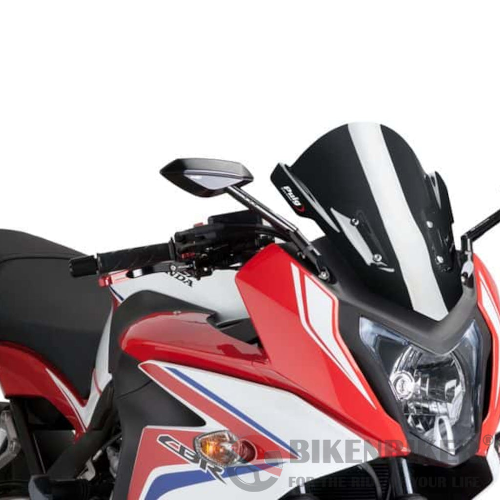 Z-Racing Screen For Honda Cbr650F 2014-Puig Black Windscreen