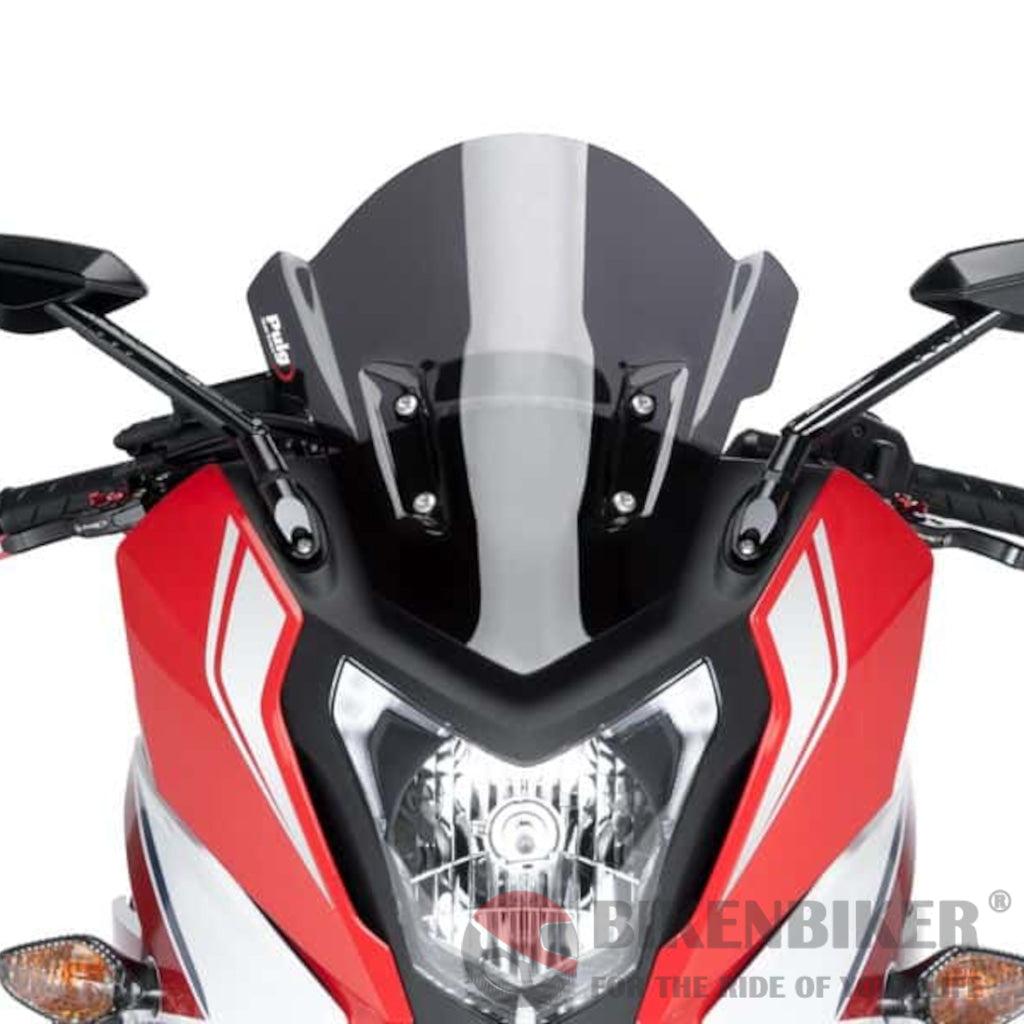 Z-Racing Screen For Honda Cbr650F 2014-Puig Dark Smoke Windscreen