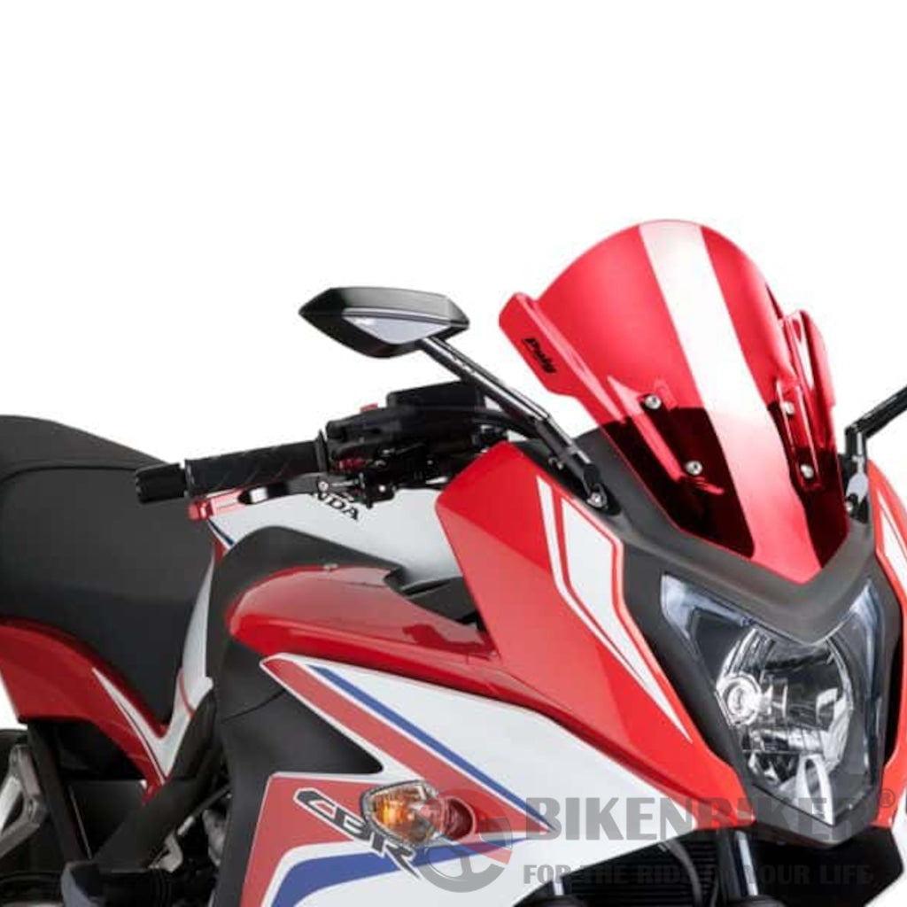 Z-Racing Screen For Honda Cbr650F 2014-Puig Red Windscreen