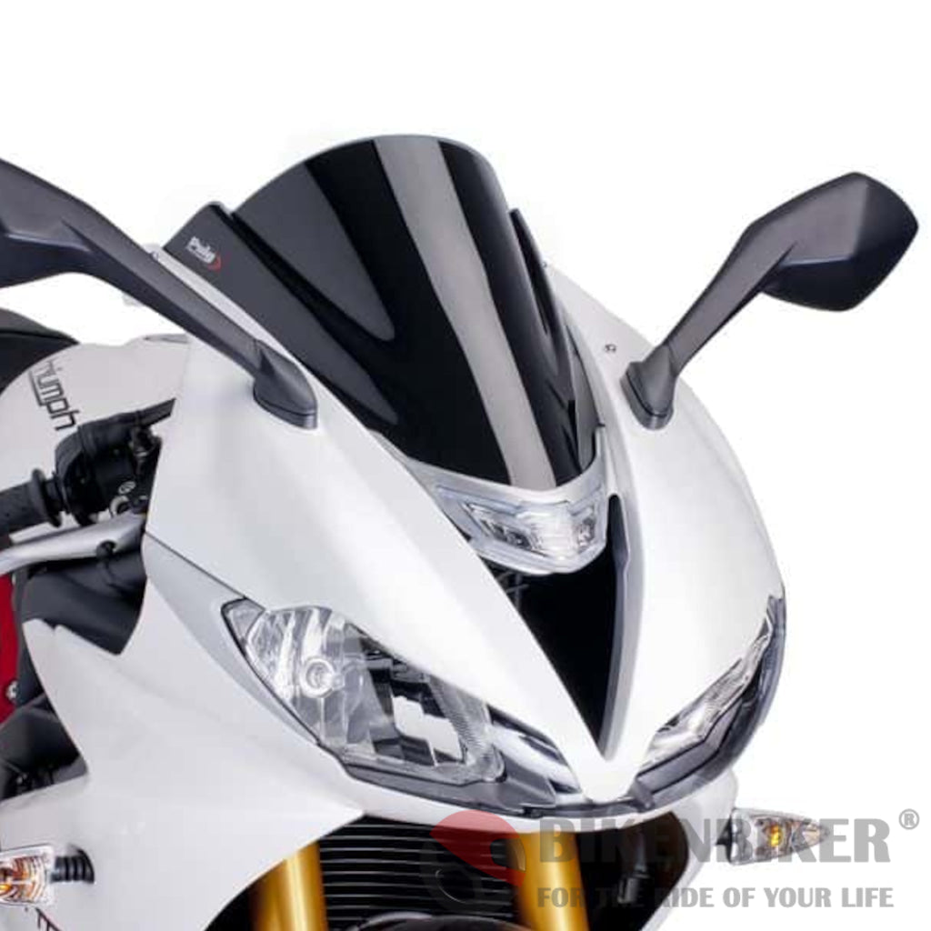 Z Racing Screen For Triumph Daytona 675 2013- Puig Black Windscreen