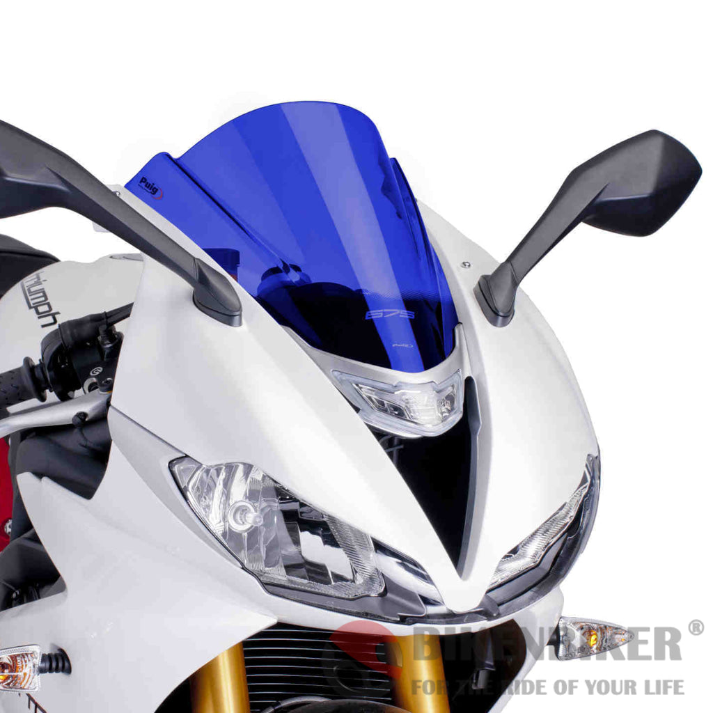 Z Racing Screen For Triumph Daytona 675 2013- Puig Blue Windscreen