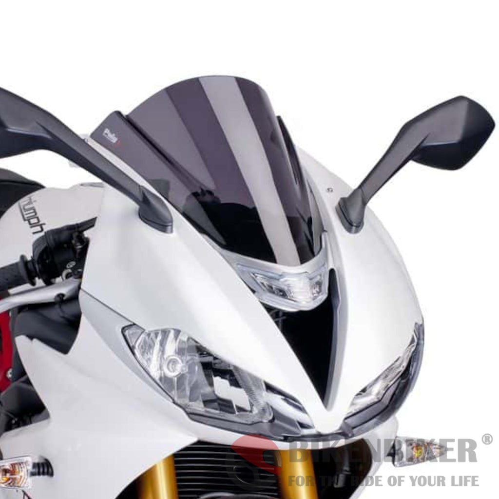 Z Racing Screen For Triumph Daytona 675 2013- Puig Dark Smoke Windscreen