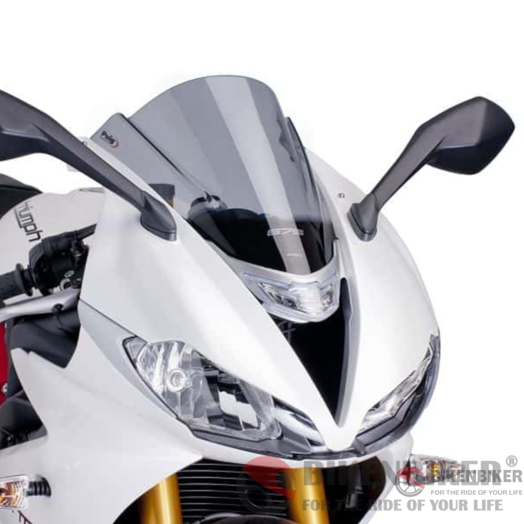 Z Racing Screen For Triumph Daytona 675 2013- Puig Smoke Windscreen